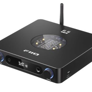 FiiO K13 R2R Desktop DAC & Headphone Amp, High-Fidelity 24Bit R2R DAC, Powerful 2400mW Output, LDAC Bluetooth Streaming, Dual Power Supply, 10-Band PEQ, Balanced XLR & RCA Audio...