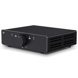 3e Audio A7 Next-Gen HiFi Stereo Amplifier TPA3255 250W with Enhanced PFFB and 48V 5A Power Supply