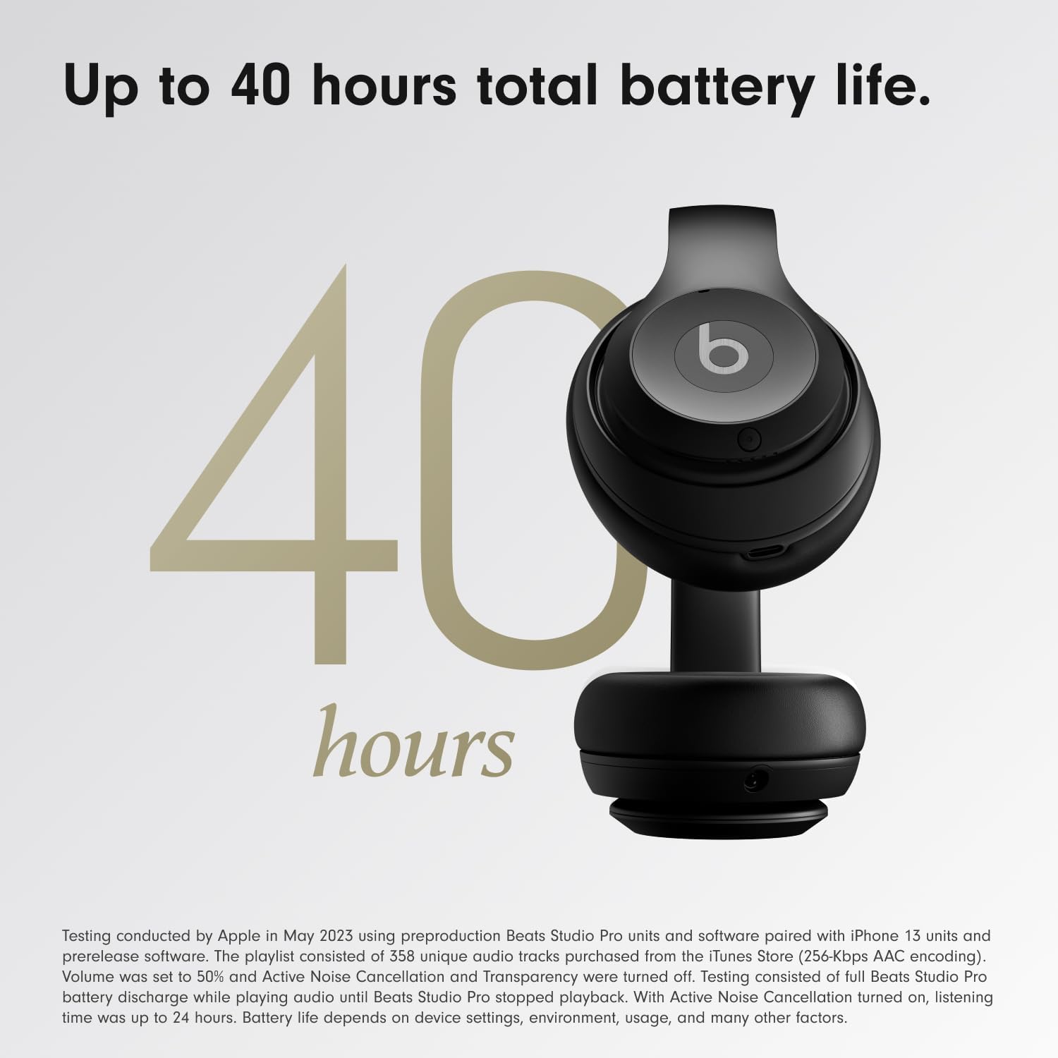 Beats Studio Pro Premium Wireless Over-Ear ANC Headphones with USB-C lossless audio and 40-hour battery - view 4