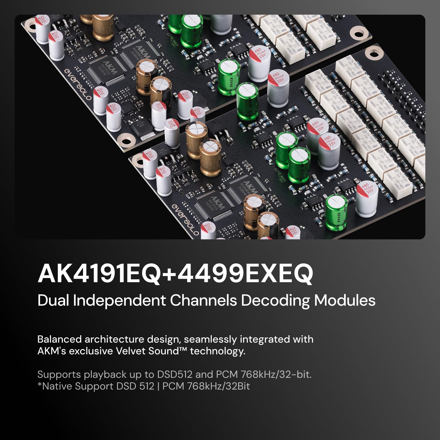 Eversolo DAC Z10 Fully Isolated Balanced Preamp with ES9039PRO chip, discrete headphone amplifier module, HDMI ARC, AES/EBU, IIS inputs - view 3