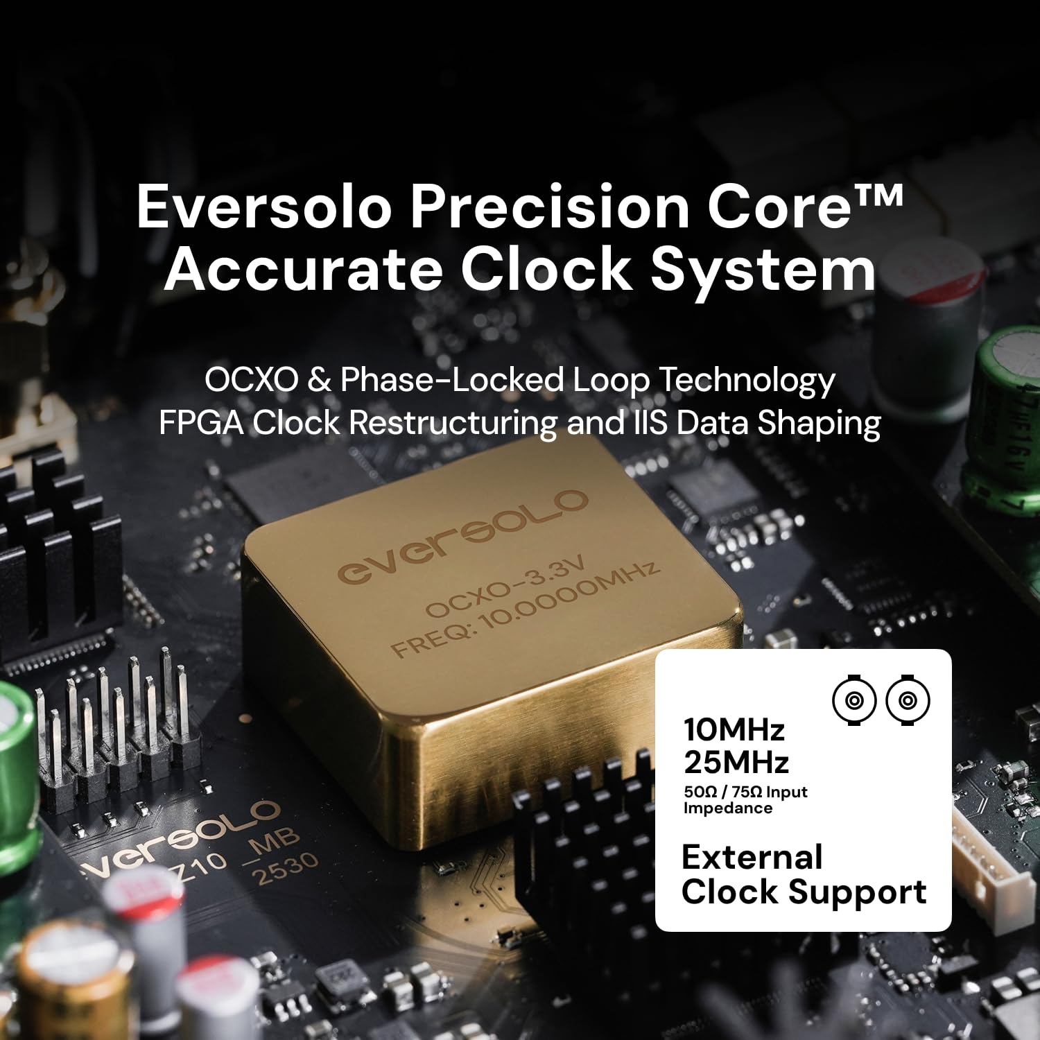 Eversolo DAC Z10 Fully Isolated Balanced Preamp with ES9039PRO chip, discrete headphone amplifier module, HDMI ARC, AES/EBU, IIS inputs - view 6