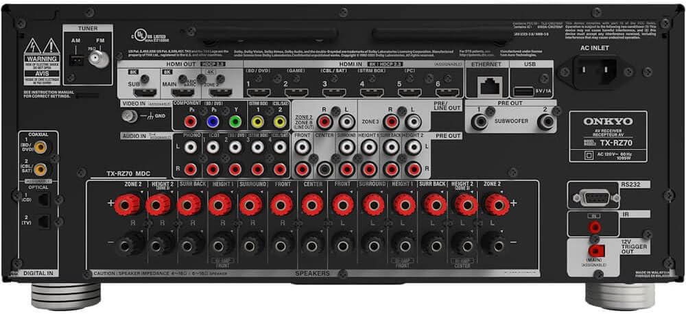 Onkyo TX-RZ70 11.2-Channel AV Receiver - view 7