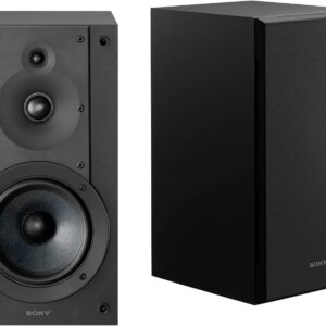 Sony SS-CS5M2 3-Way 3-Driver Hi-Res Compact Bookshelf Speakers Pair