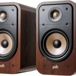 Polk Signature Elite ES20 bookshelf speakers in walnut, pair